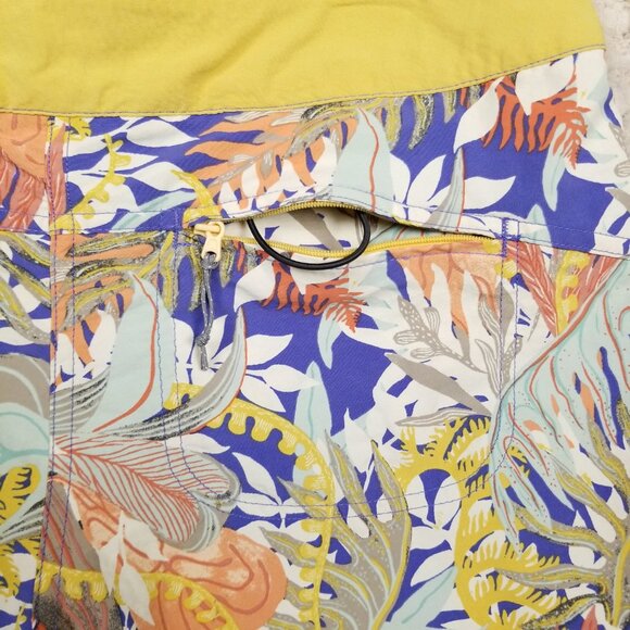 Patagonia Wavefarer Boardshorts 5" Jurassic Ferns: Violet Blue Sz 6 - Picture 8 of 10